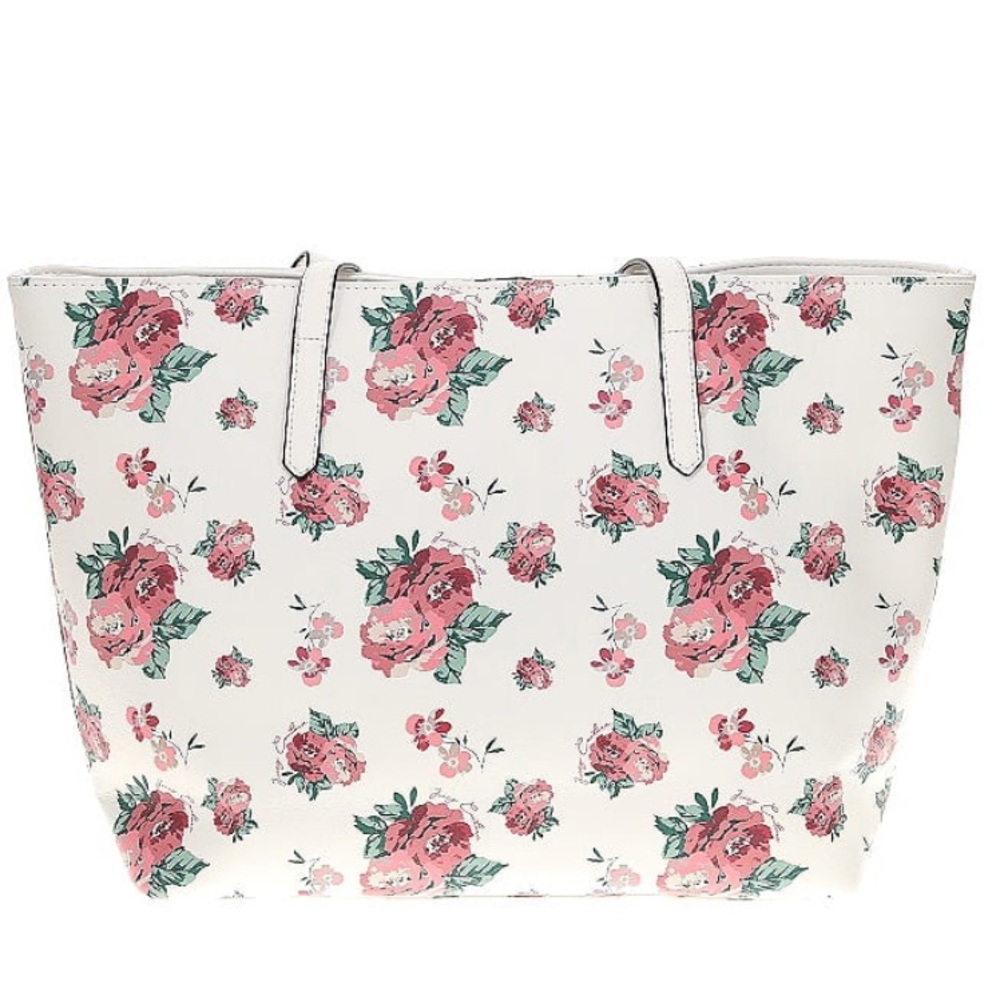 Juicy Couture Vintage rose white DAY TO DATE tote purse LIKE NEW - Picture 3 of 4